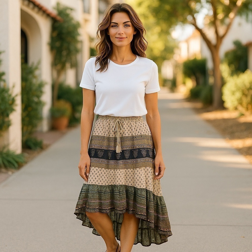 Nightcap Clothing Hi Low Skirt, New with Tags, Size Medium